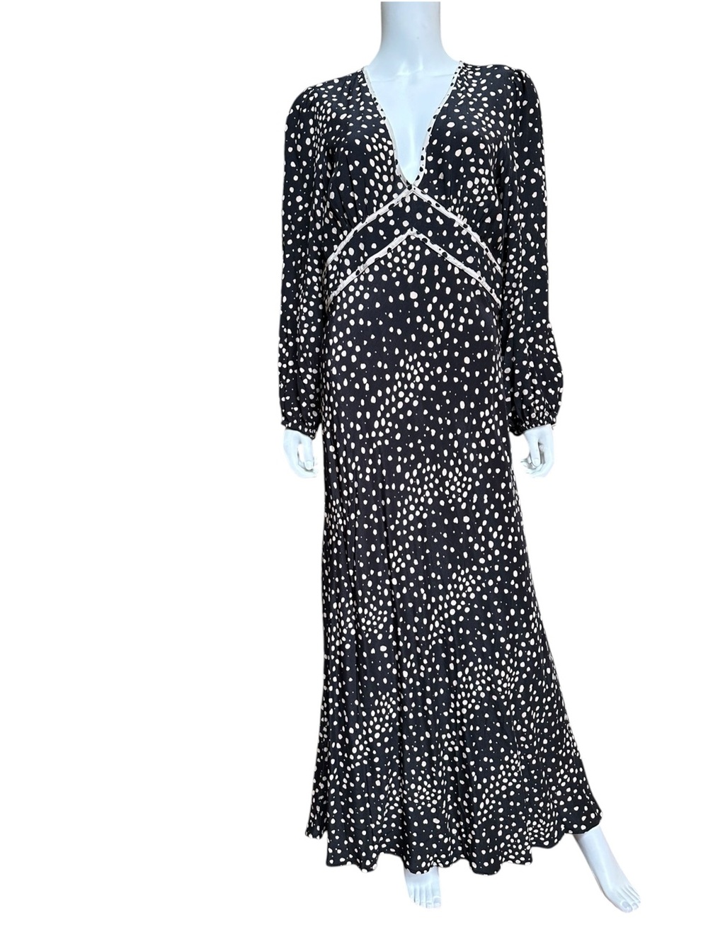 Ba&sh Black Derby Maxi Dress, NWT, L